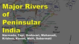 Peninsular Rivers of India  Geography UPSC IAS NDA CDS SSC CGL [upl. by Strander]