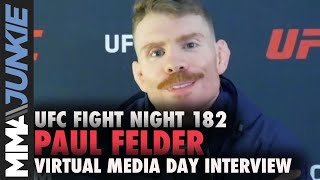 Paul Felder sees the path to title shot with win  UFC Fight Night 182 interview [upl. by Asirem]