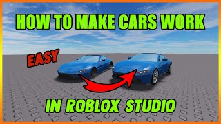 How to make Drivable Cars in Roblox Studio Easiest Method 2020  ROBLOX STUDIO TUTORIAL [upl. by Aivuy]