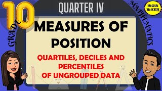 MEASURES OF POSITION FOR UNGROUPED DATA [upl. by Sholeen]