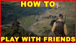 Red Dead Online How to Play With Friends amp Invite Them to Posse [upl. by Pearse]