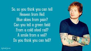 Ed Sheeran  Wish You Were Here Lyrics [upl. by Shirk700]