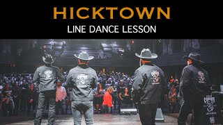 quotHicktownquot  Line Dance Lesson [upl. by Nylatsirk]