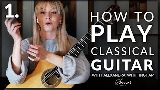 How to play classical guitar with AlexandraWhittingham  Tutorial PART 13 [upl. by Norda]