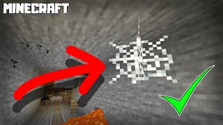 MINECRAFT  How to Get COBWEBS 1164 [upl. by Peck589]