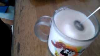 Aerolatte Review Frothing Cold Milk In Under 1 Minute [upl. by Siroled279]