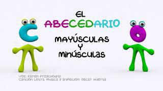 El Abecedario en español Mayúsculas y minúsculas The ABC Childrens Songs [upl. by Yenal610]