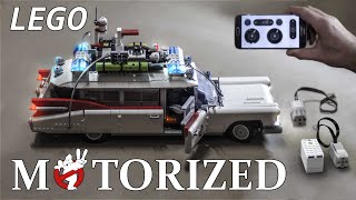 Motor Mod LEGO Ghostbusters ECTO1 10274  Powered Up RC  SoundLight kit fits [upl. by Hakon]