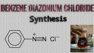 Benzene diazonium Chloride synthesis [upl. by Cychosz916]