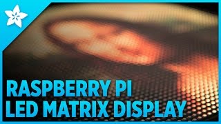 Raspberry Pi LED Matrix Display [upl. by Eoj]