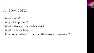 Measuring zeta potential  introduction to zeta potential [upl. by Ynaffit]