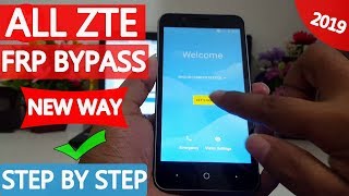 ✅ALL ZTE Google Account Bypass 2019  Without Pc  New Way  AndroidUnlock [upl. by Ahsoyek]