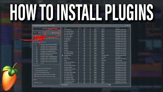 How to Install a VST in FL Studio  FL studio Installing Plugins [upl. by Niwhsa]