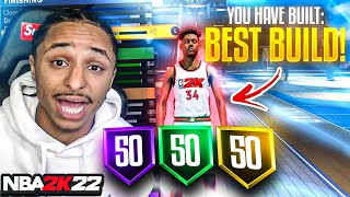 OVER POWERED POINT GUARD BUILD IN NBA 2K22 BEST BUILD FOR SHOOTING amp DRIBBLING [upl. by Togram735]