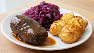 Rouladen Selber Machen Rezept  German Beef Roulades Recipe [upl. by Gloriana808]