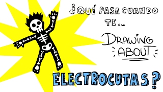 ¿QUÉ LE PASA A TU CUERPO SI TE ELECTROCUTAS  Drawing About [upl. by Alidis]