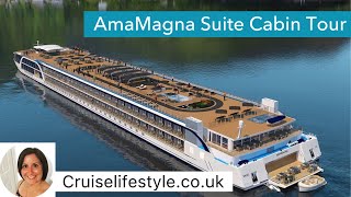 AmaMagna Suite Cabin Tour  Ama Waterways [upl. by Rabush944]