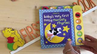 Usborne Babys Very First Noisy Nursery Rhymes  Sound Board Book  Look Inside Best Children Book [upl. by Audwen]